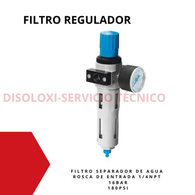 Filtro/Trampa de agua 1/4NPT