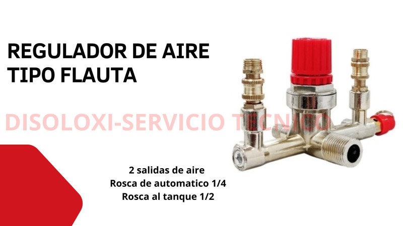 Flauta, Regulador de 2 salida de aire 