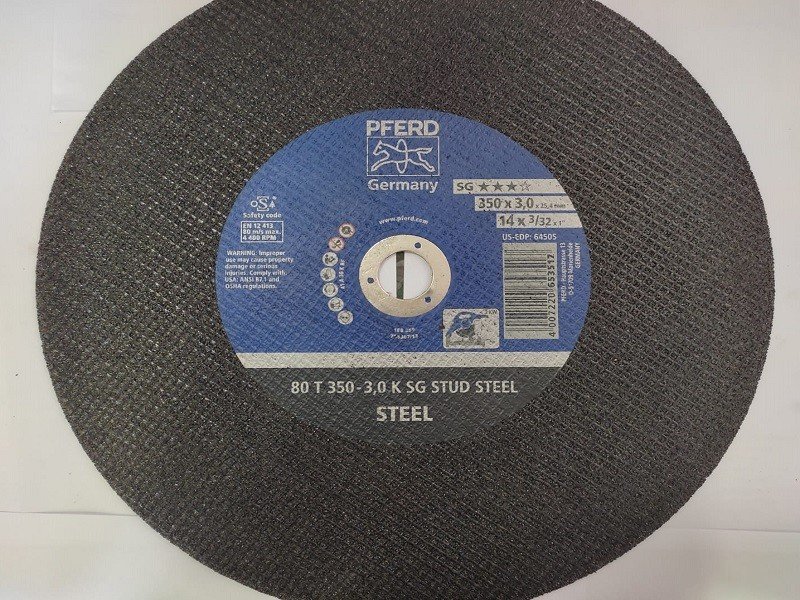 Disco De Corte Pferd Para Tazadora 14"x3/32