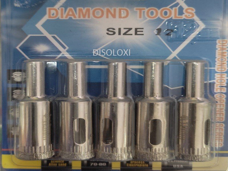 Diamante De Vidrio Fino Con Bastago 1/2 12mm