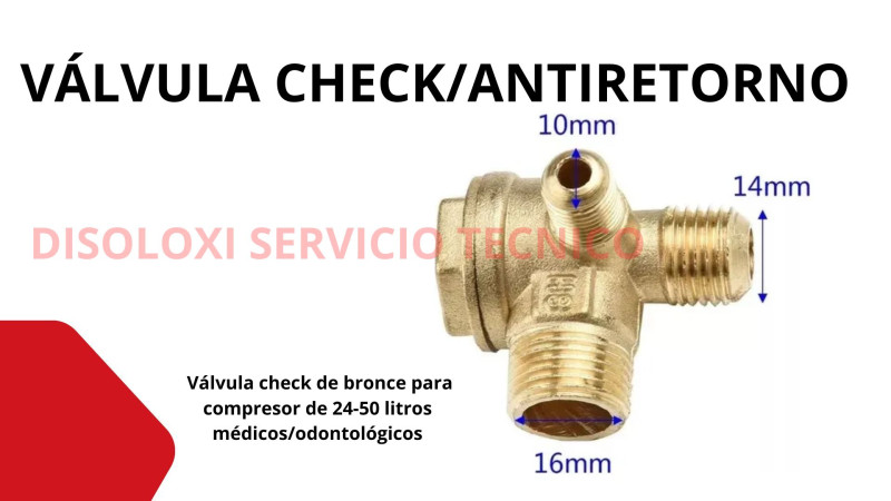 Valvulas check o antiretorno