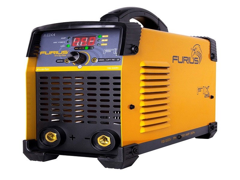 Soldadora FURIUS Mma/Tig 251Amp 110/220v