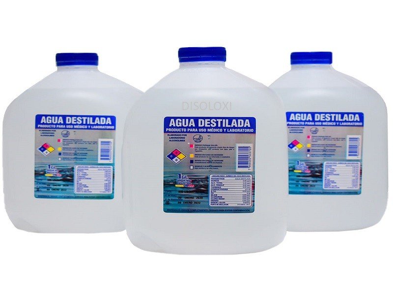 Agua Destilada De Gal&oacute;n