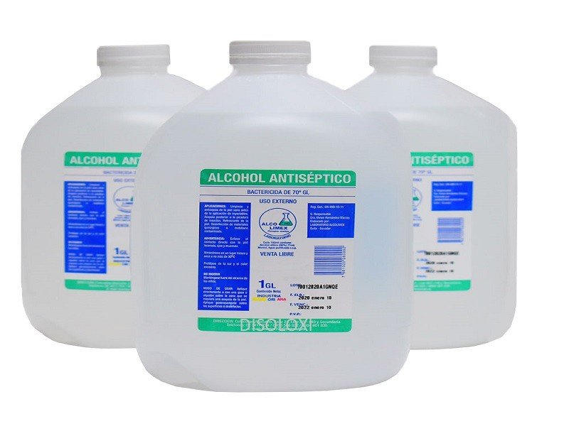 Alcohol Antis&eacute;ptico De Gal&oacute;n