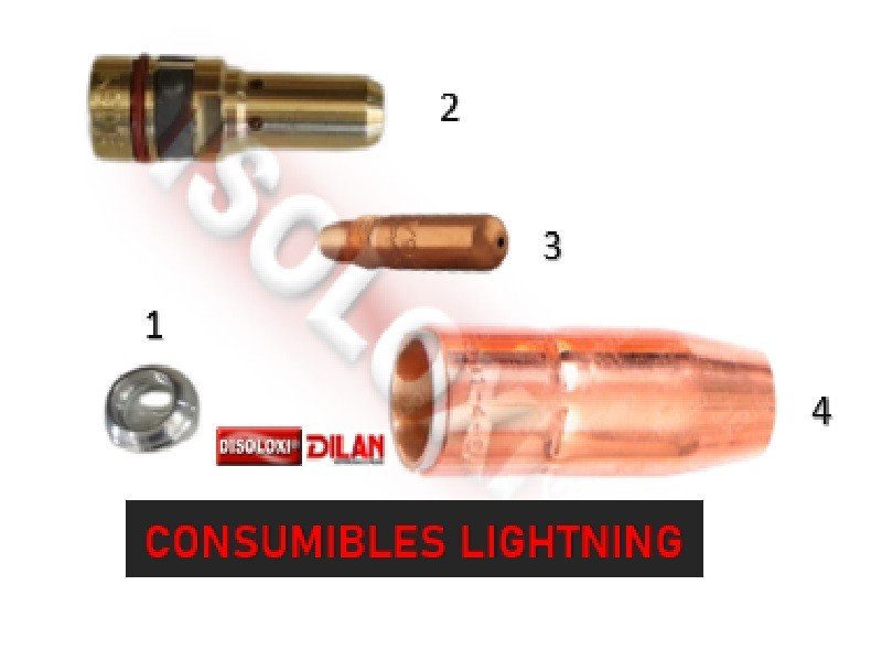 Consumibles Mig/Mag Lightning 