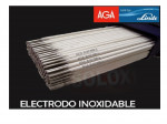 Electrodo Para Acero Inoxidable Aga  r-60 3/32 Kg