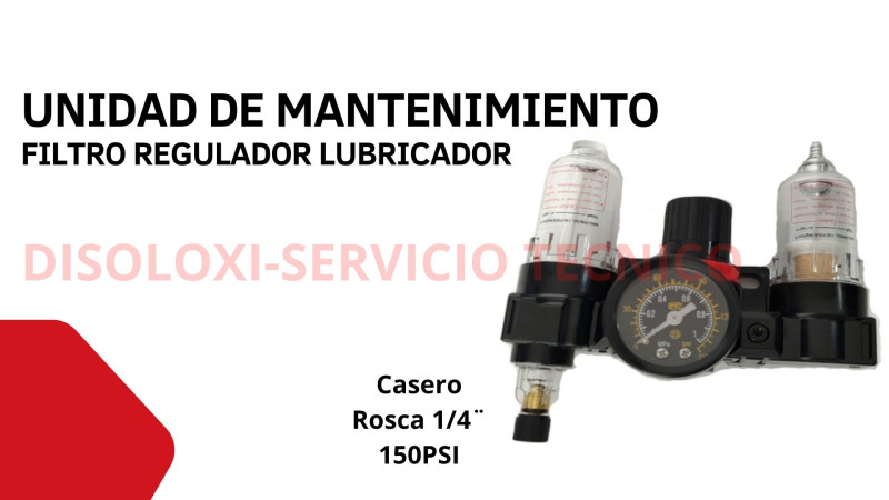 Filtro Regulador Lubricador 1/4