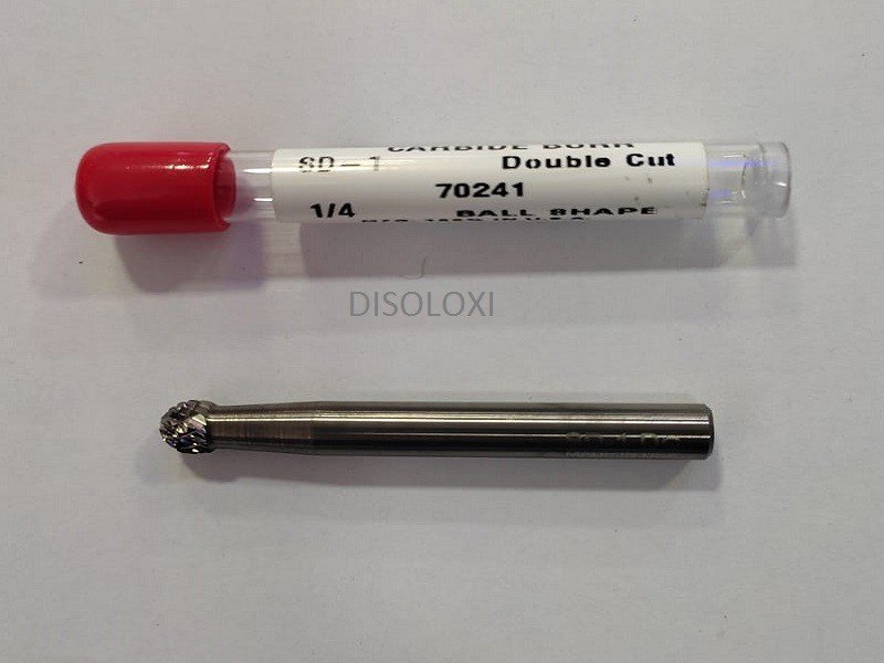 Fresa Met&aacute;lica De Carburo De Tungsteno Esmeril Recto