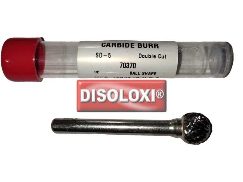 Fresa Met&aacute;lica De Carburo De Tungsteno Esmeril Recto 