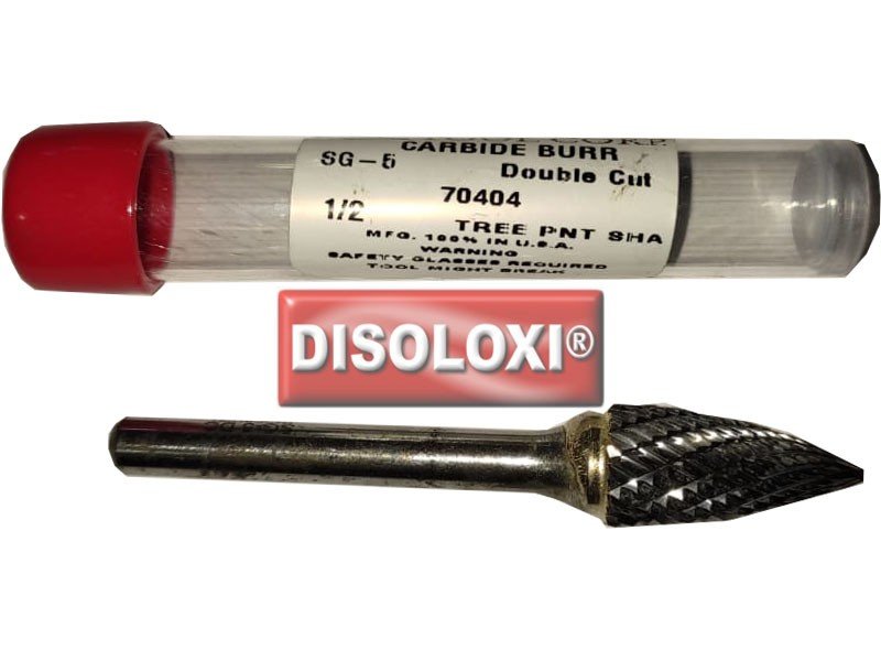 Fresa Met&aacute;lica De Carburo De Tungsteno Esmeril Recto