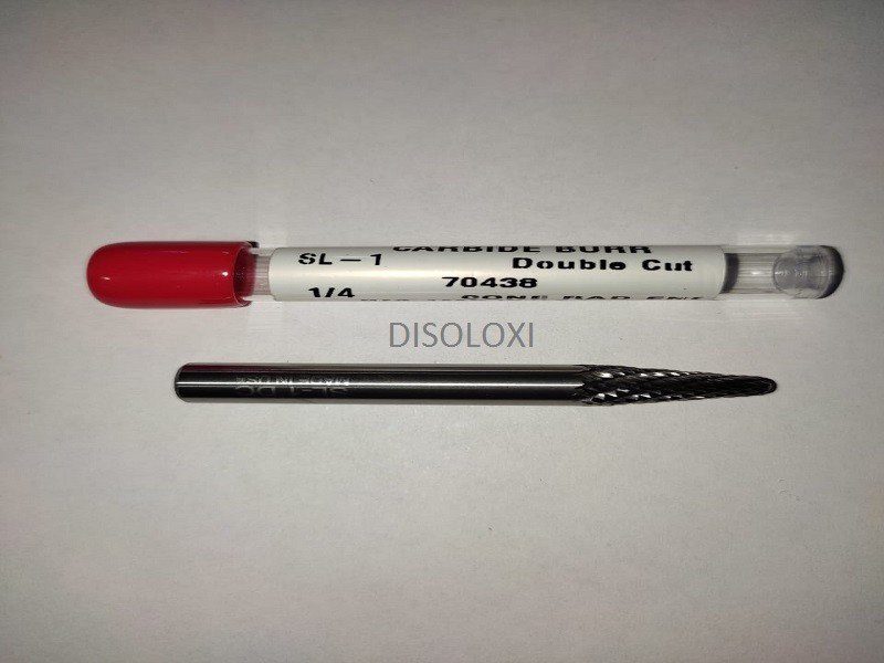 Fresa Met&aacute;lica De Carburo De Tungsteno Esmeril Recto