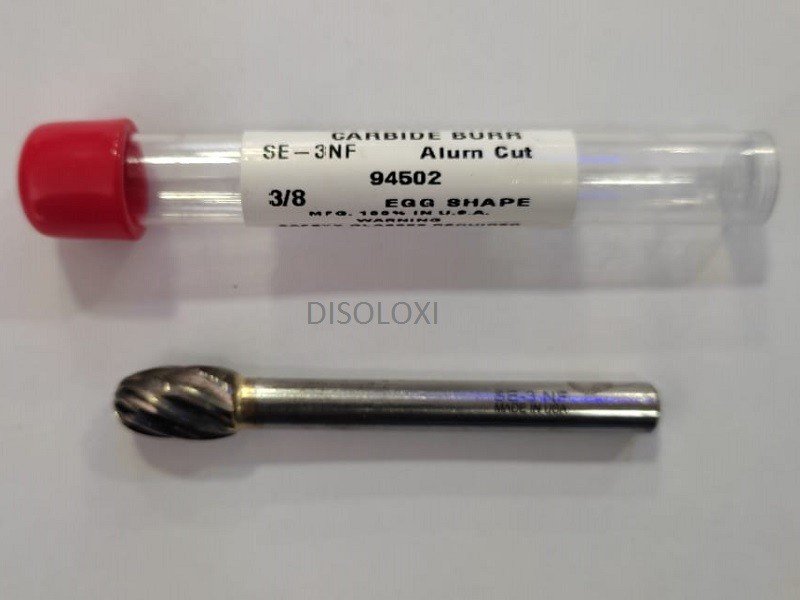 Fresa Met&aacute;lica De Carburo De Tungsteno Esmeril Recto ALUMINIO
