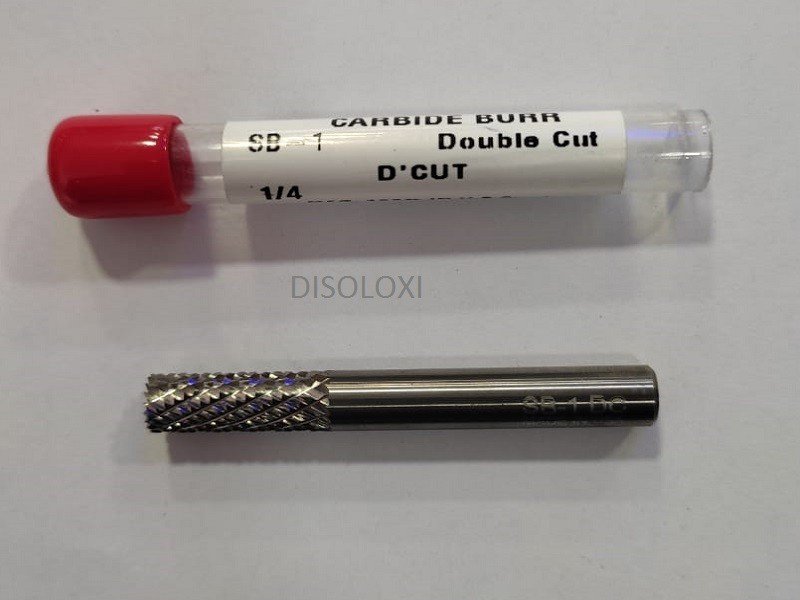 Fresa Met&aacute;lica De Carburo De Tungsteno Esmeril Recto