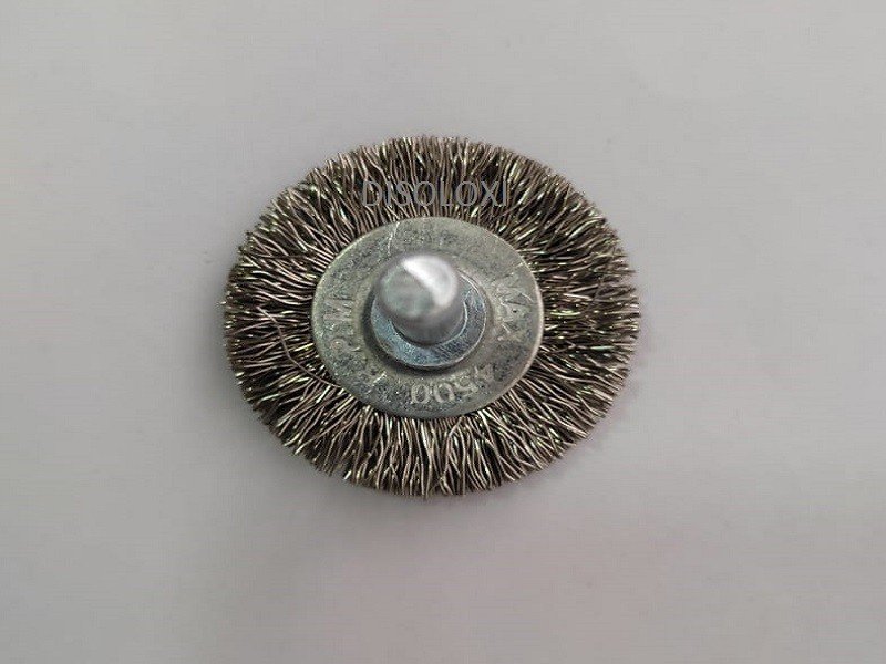 Cepillo Redonda Con Vastago INOX 1 1/2"