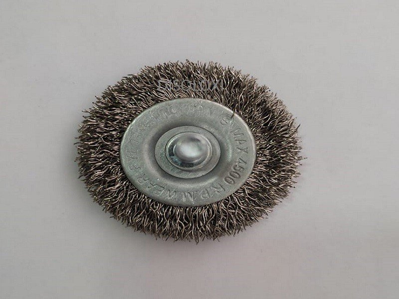 Cepillo Redonda Con V&aacute;stago INOX 2"