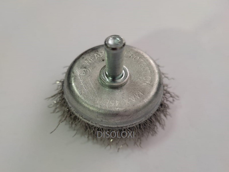 Cepillo copa Con Vástago inox