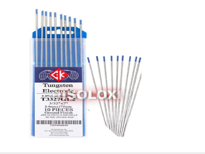 Electrodo de Tungsteno  Punta Azul 3/32